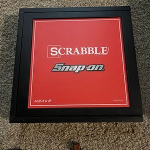 New !Scrabble snap on wooden board game